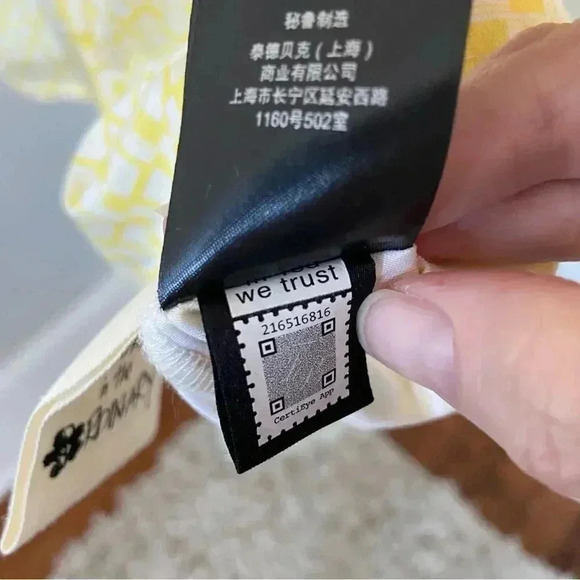 NEW Ted Baker Tiser Geo Print Short Sleeve Cotton Button Up size 5 XL - Picture 10 of 11